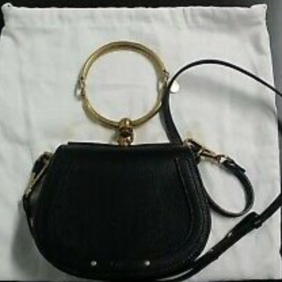 CHLOÉ Small Nile leather bracelet bag - Picture 8 of 15